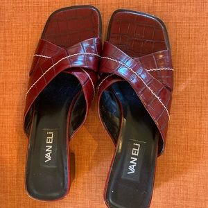 Red Vaneli shoes size 10